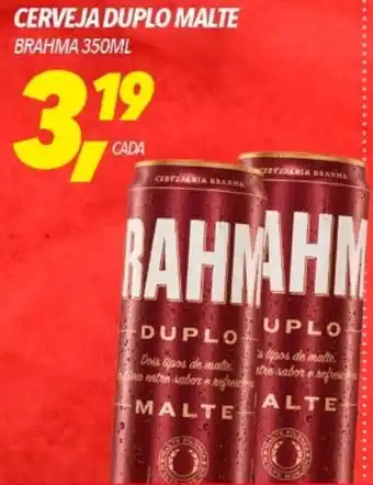 Frangolândia CERVEJA DUPLO MALTE BRAHMA 350ML oferta