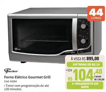 Fischer Forno Elétrico Gourmet Grill