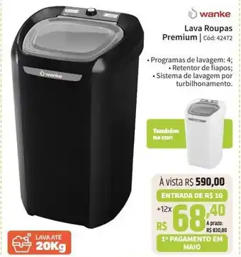 Deltasul wanke Lava Roupas Premium | Cód: 42472 oferta