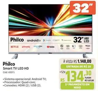Deltasul Philco Smart TV LED HD oferta