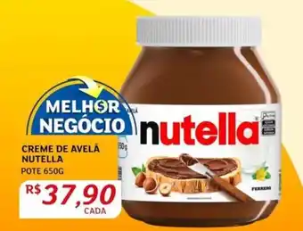 Assaí Atacadista CREME DE AVELĀ NUTELLA POTE 650G oferta