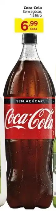 Carrefour Coca-Cola Sem açúcar, 1,5 litro oferta
