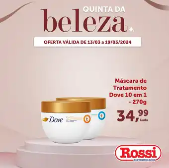 Rossi Supermercado Máscara de Tratamento Dove 10 em 1 - 270g oferta