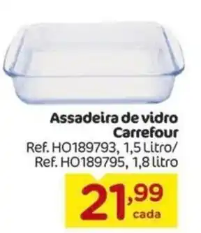 Carrefour Assadeira de vidro Carrefour oferta