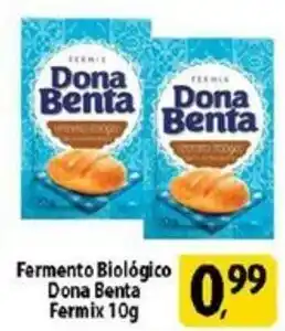 Coelho Diniz Fermento Biológico Dona Benta Fermix 10g oferta
