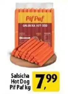 Coelho Diniz Salsicha Hot Dog Pif Paf kg oferta