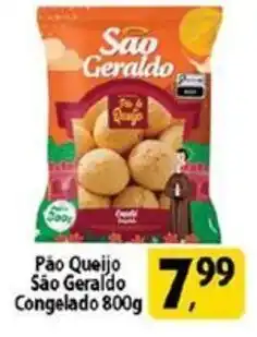 Pão Queijo São Geraldo Congelado 800g