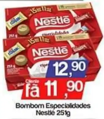 Supermercados Gricki Bombom Especialidades Nestle 251g oferta