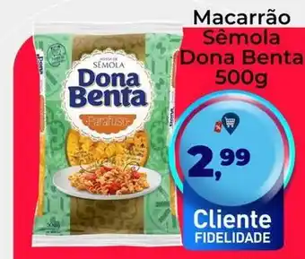 Tonin Superatacado Dona benta - macarrão sêmola oferta