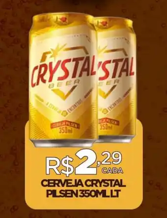 DB Supermercados CERVEJA CRYSTAL PILSEN 350ML LT oferta