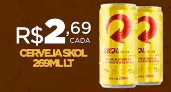 CERVEJA SKOL 269ML LT