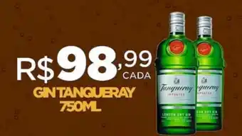DB Supermercados GIN TANQUERAY 750ML oferta
