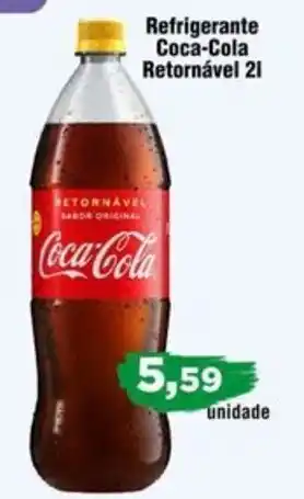 Copercana Refrigerante Coca-Cola Retornável 2L oferta