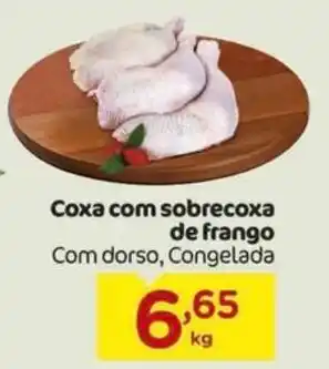 Carrefour Coxa com sobrecoxa de frango Com dorso, Congelada oferta