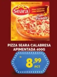 Atacadão Centro Sul Pizza Seara Calabresa Apimentada 400g oferta