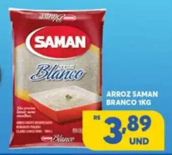Arroz Saman Branco 1kg