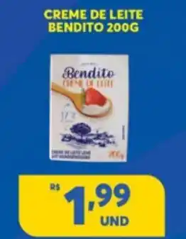 Creme de Leite Bendito 200g