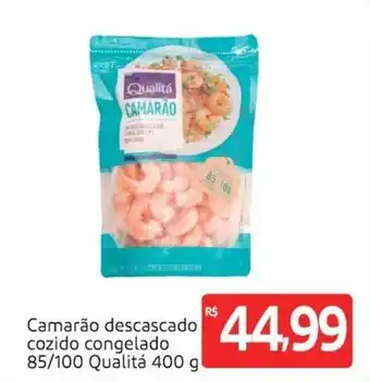 Extra Camarao descascado cozido congelado 85/100 Qualita 400g oferta