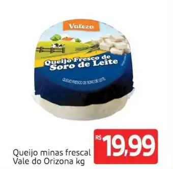 Extra Queijo minas frescal Vale do Orizona 1kg oferta