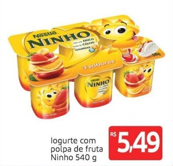 Extra Iogurte com polpa de fruta Ninho 540g oferta
