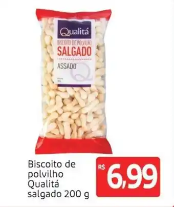 Extra Biscoito de polvilho Qualita salgado 200g oferta