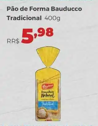 Villarreal Supermercados Páo De Forma Bauducco Tradicional 400g oferta