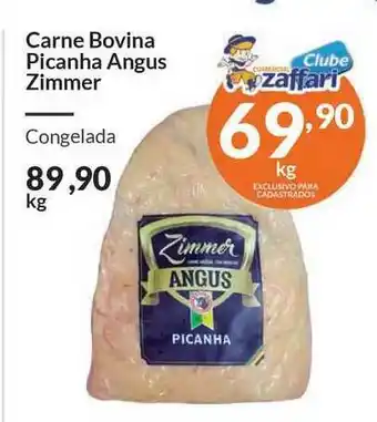 Zaffari Carne Bovina Picanha Angus Zimmer 1kg oferta