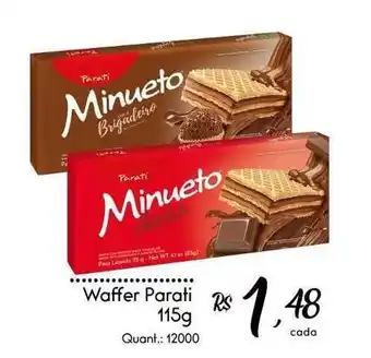 Giassi Supermercados Waffer Parati 115g oferta