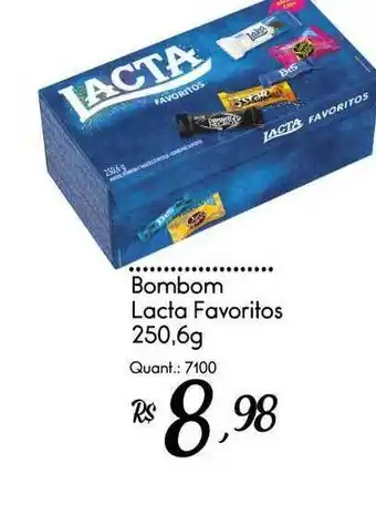 Giassi Supermercados Bombom Lacta Favoritos 250.6g oferta