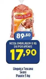 Arena Atacado Linguica Toscana Seara pacote 5kg oferta