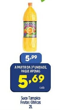 Arena Atacado Suco Tampico Frutas Citricas 2L oferta