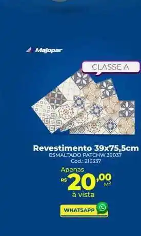 Revestimento 39x75.5cm Majopar