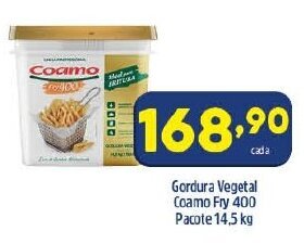 Arena Atacado Gordura Vegetal Coamo Fry 400 balde 14.5kg oferta