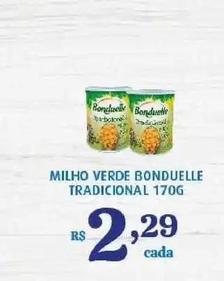 Milho Verde Bonduelle Tradicional 170g