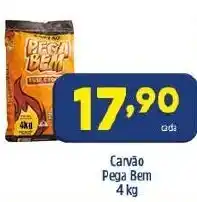 Arena Atacado Carvao Pega Bem 4kg oferta