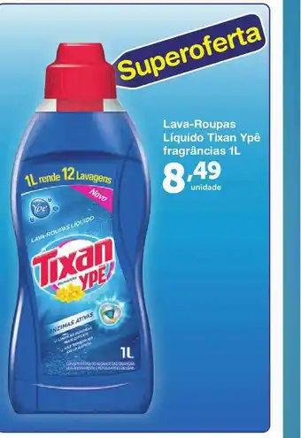 Roldão Lava-roupas Líquido Tixan Ypê Fragrâncias 1L oferta