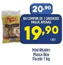 Arena Atacado Mini Risoles Massa Boa pacote 1kg oferta