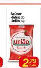 Rede Bom Lugar Açúcar Refinado União 1kg oferta
