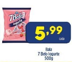 Bala 7 Belo Iogurte 500g