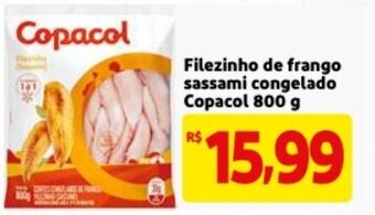 Mercado Extra Filezinho de Frango sassami congelado Copacol 800g oferta