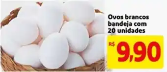 Mercado Extra Ovos Branco bandeja com 20 unidades oferta