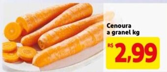 Mercado Extra Cenoura a granel 1kg oferta