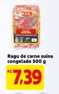 Mercado Extra Ragu de Carne Suina Congelado 500g oferta