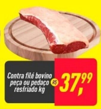 Frangolândia Contra file Bovino peca ou Pedaco resfriado 1kg oferta
