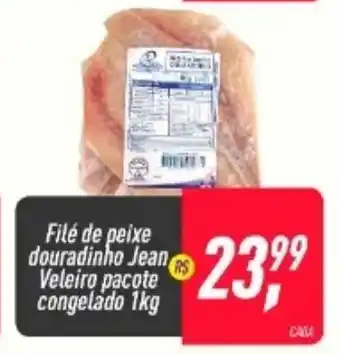 Frangolândia File de peixe douradinho Jean Veleiro pacote congelado 1kg oferta