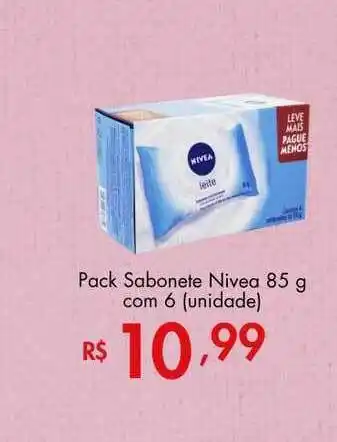 Supermercados Imperatriz Pack Sabonete Nivea 85g com 6 (unidade) oferta