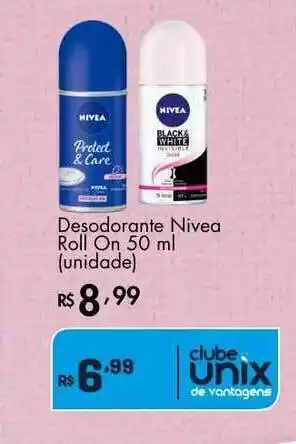 Supermercados Imperatriz Desodorante Nivea Roll On 50ml (unidade) oferta