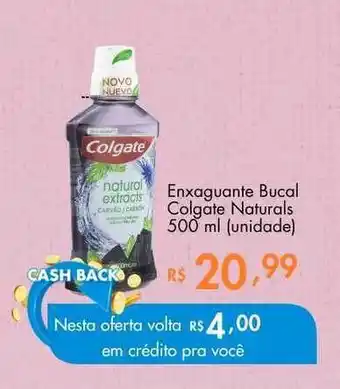 Supermercados Imperatriz Enxaguante Bucal Colgate Naturals 500ml (unidade) oferta