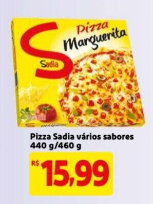 Pizza Sadia varios sabores 440g/460g