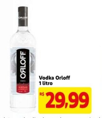Mercado Extra Vodka Orloff 1L oferta